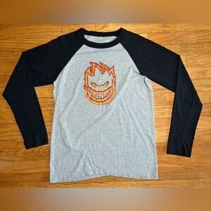 Spitfire Skateboard Wheels Vintage Baseball Tee Medium